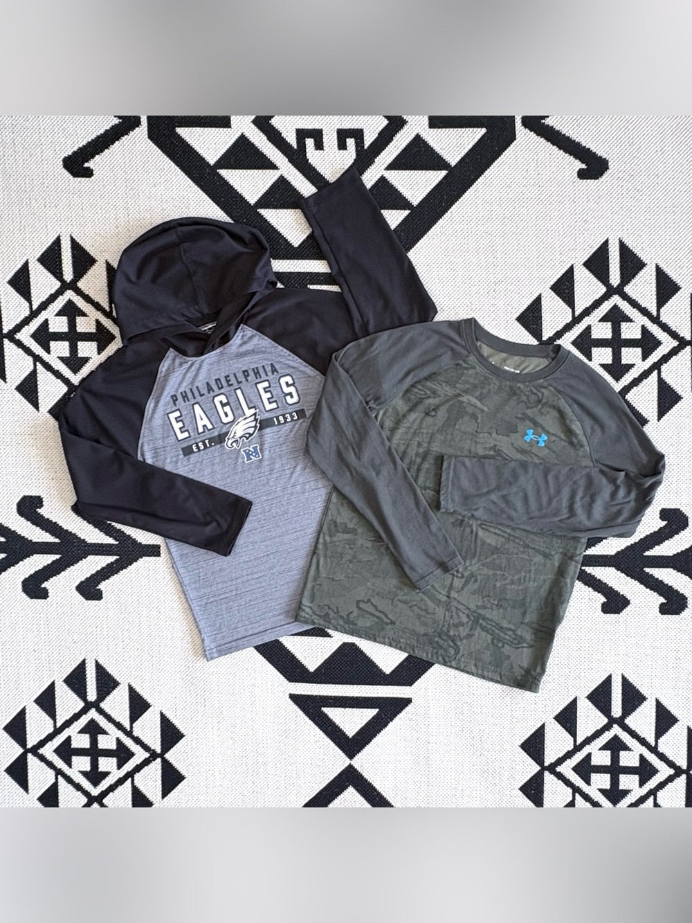 Boys Bundle of Two Long Sleeve Tees Large